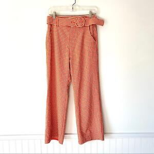 Capulet Revolve Gingham Belted Pants small NWTs
